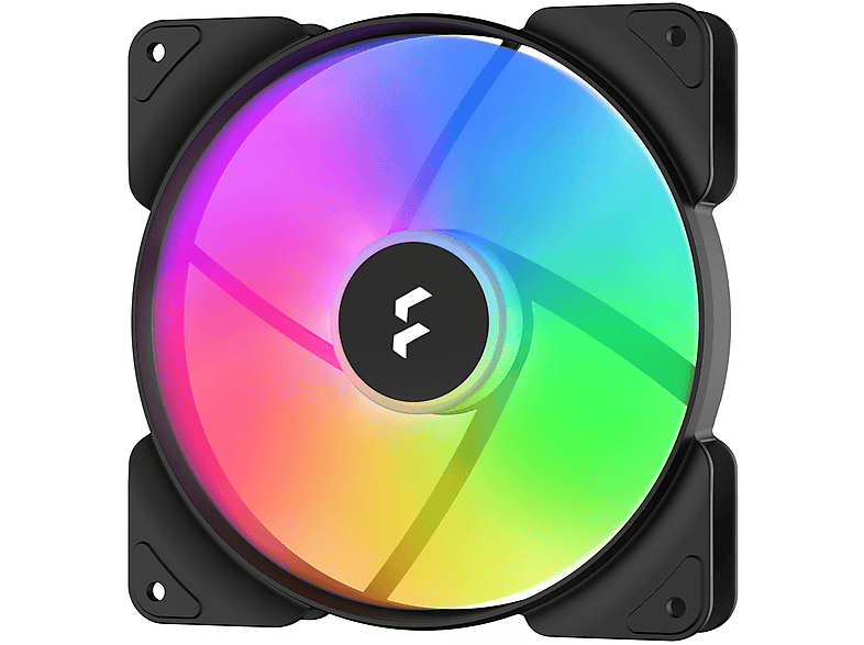 FRACTAL DESIGN FD-F-AS1-1406 Schwarz/Weiß Lüfter, 14 BLACK ASPECT 3-PACK RGB