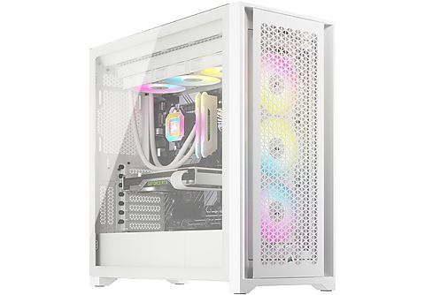 CORSAIR CC-9011243-WW ICUE 5000D RGB AIRFLOW WEISS PC Gehäuse, True White |  MediaMarkt