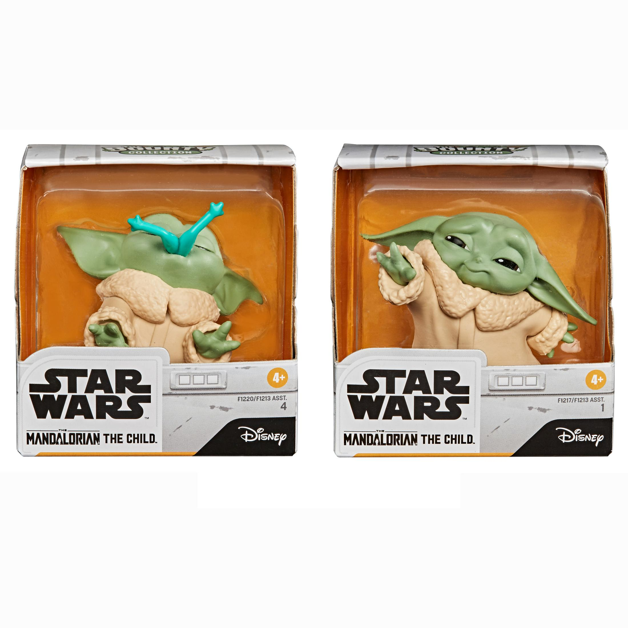 HASBRO Actionfigur Star The Figur: Yoda, The Mandalorian Child Snack) Baby Froschiger (Froggy Snack Wars