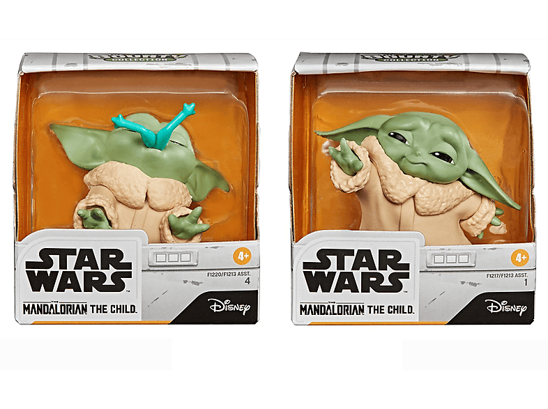HASBRO Star Wars The Mandalorian The Child Figur: Baby Yoda, Froschiger Snack (Froggy Snack) Actionfigur