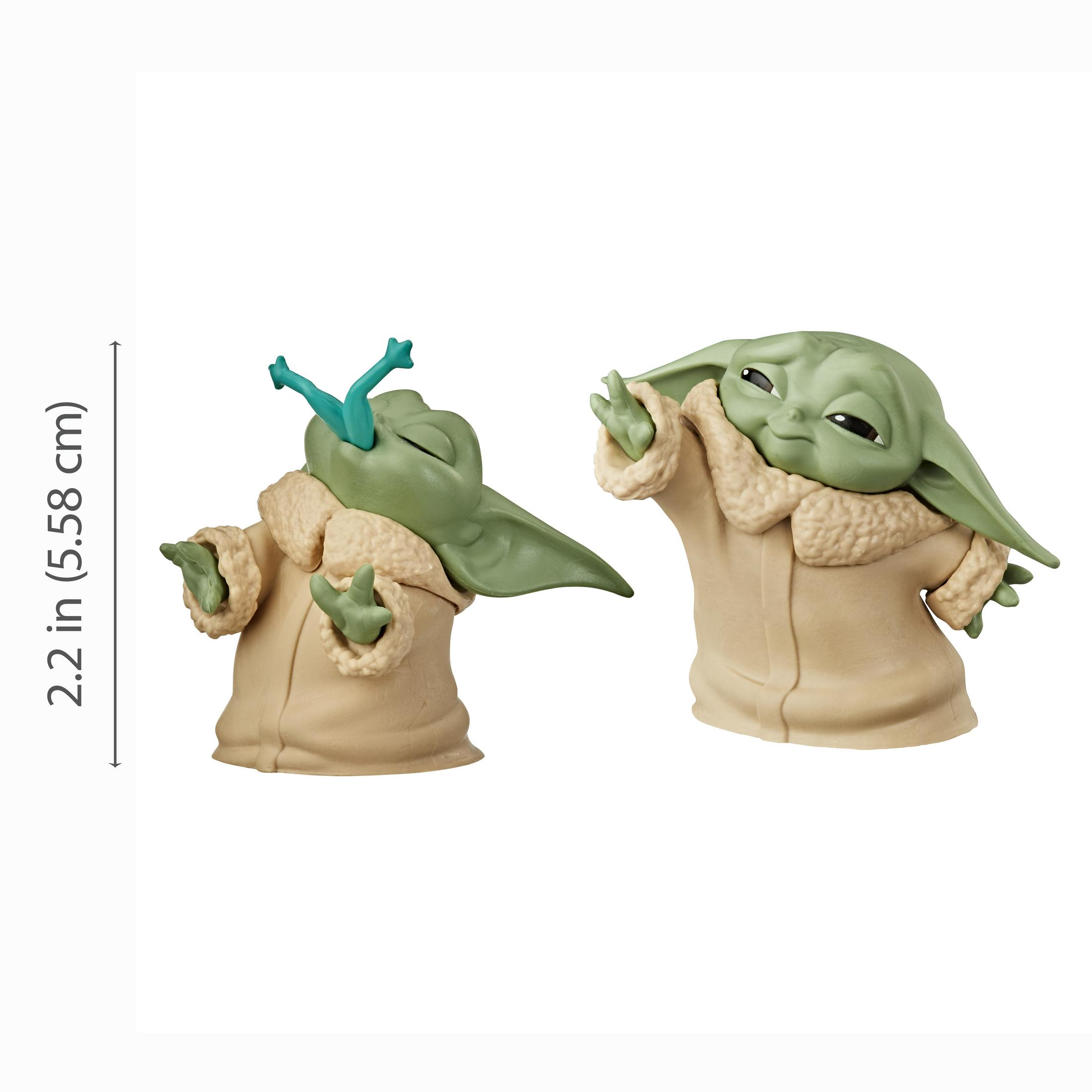 HASBRO Star Wars The Actionfigur Yoda, Baby Mandalorian Child (Froggy The Snack Froschiger Snack) Figur