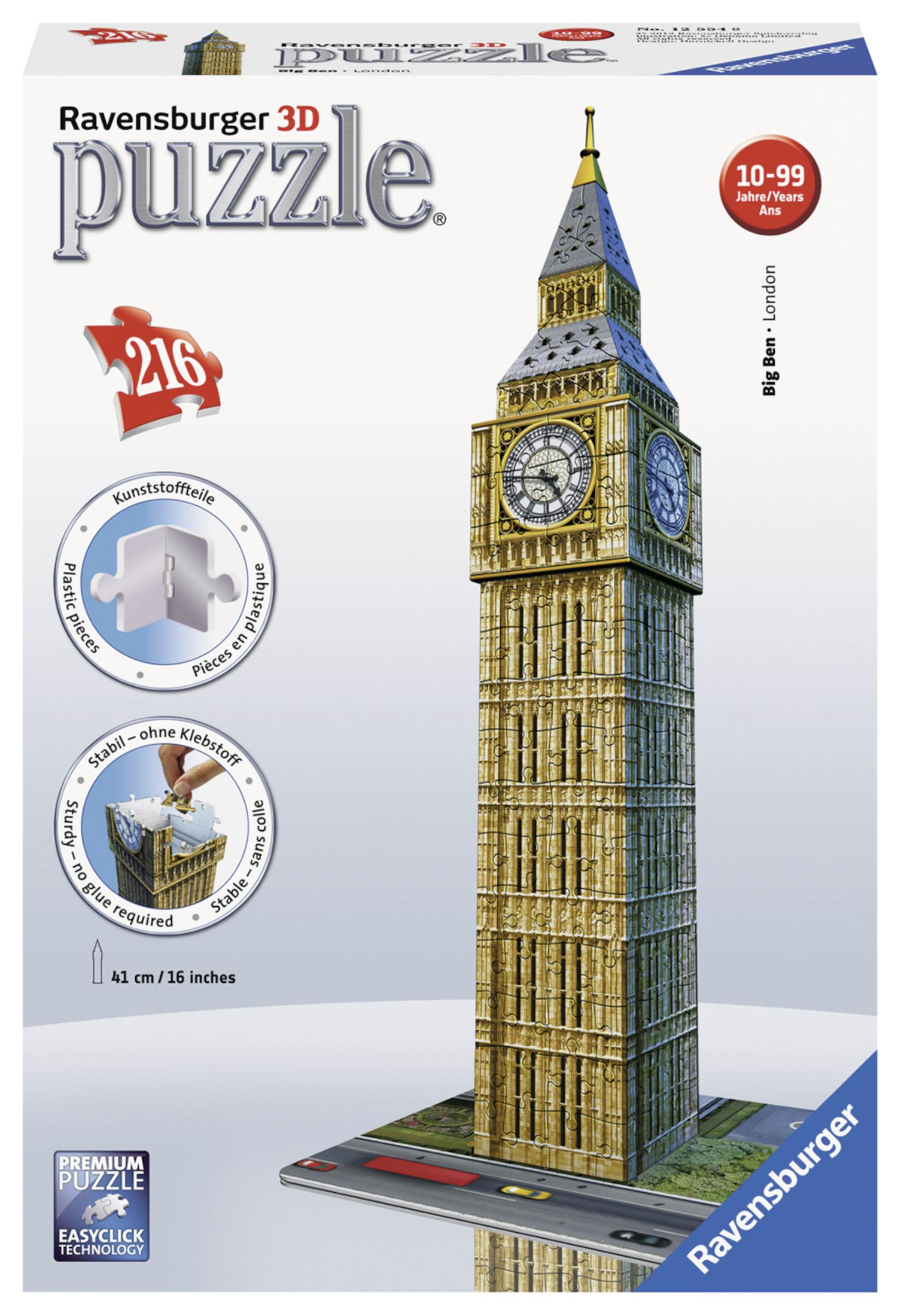 RAVENSBURGER 12554 BIG 3D BEN Puzzle