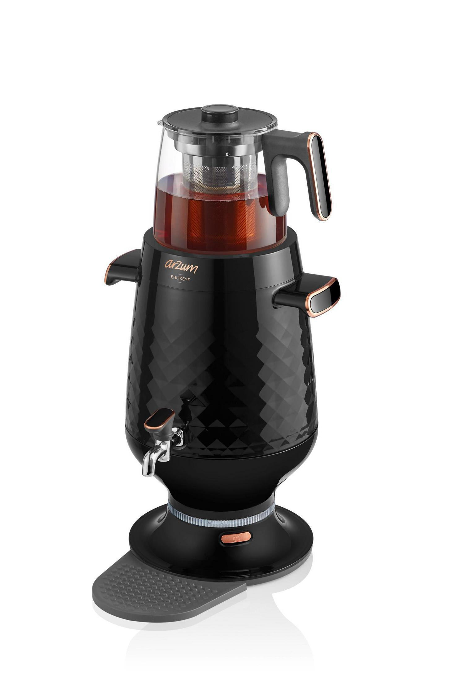 ARZUM Ehlikeyf AR3083 3,5 l Semaver Siyah