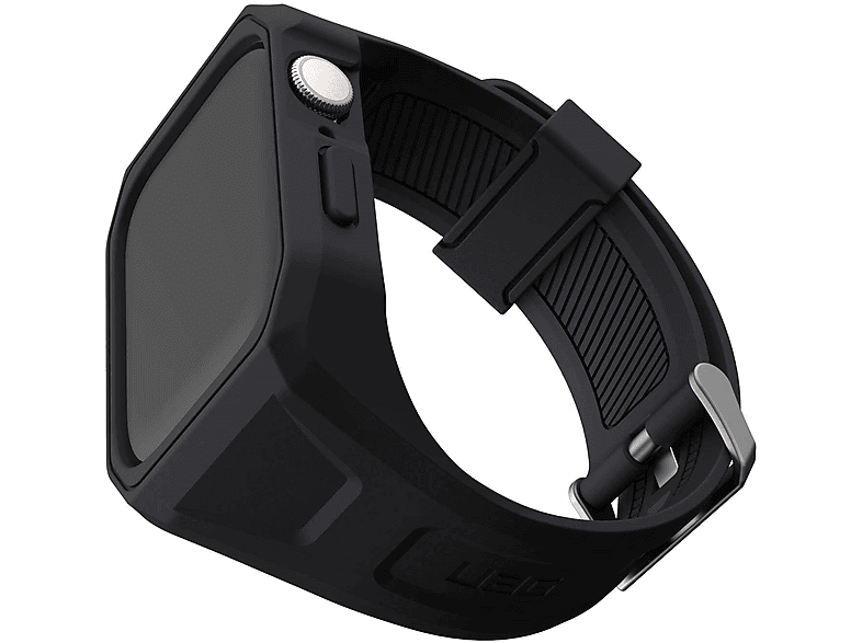 URBAN ARMOR GEAR Scout (Strap + Case), Ersatzarmband, Apple, Watch (Series 8 / 7) 45mm, schwarz