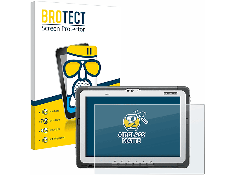 BROTECT Airglass matte Schutzfolie(für Panasonic Toughbook FZ-A3)