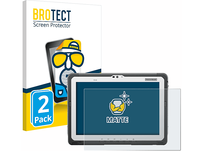 BROTECT 2x matte Schutzfolie(für Panasonic Toughbook FZ-A3)