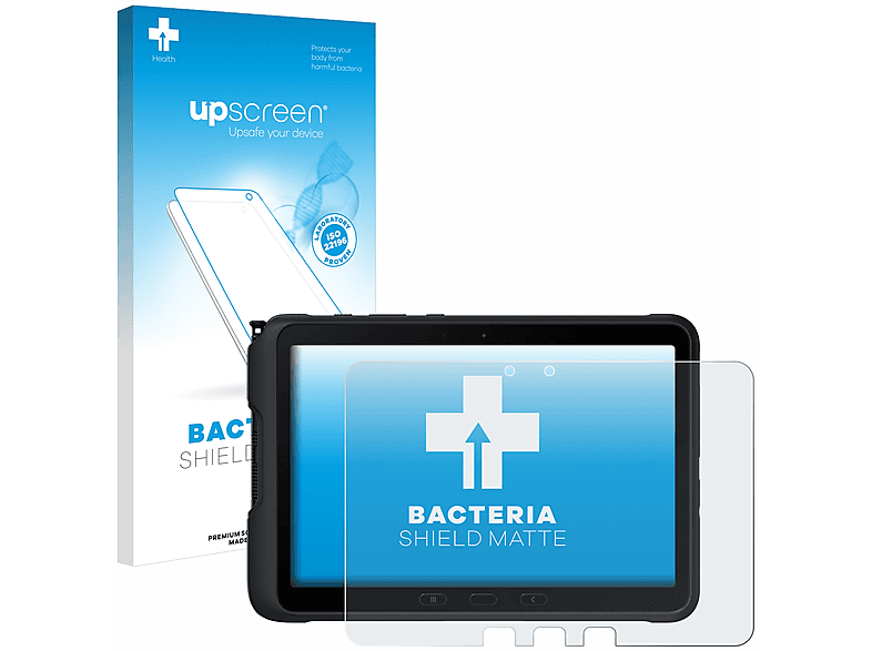 UPSCREEN antibakteriell entspiegelt matte Schutzfolie(für Samsung Galaxy Tab Active 4 Pro (im Querformat))