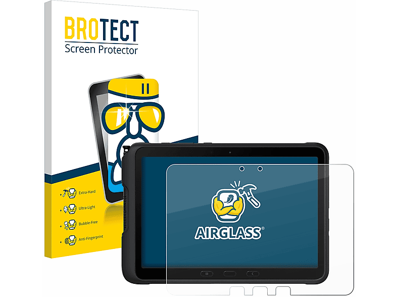 BROTECT Airglass klare Schutzfolie(für Samsung Galaxy Tab Active 4 Pro (im Querformat))