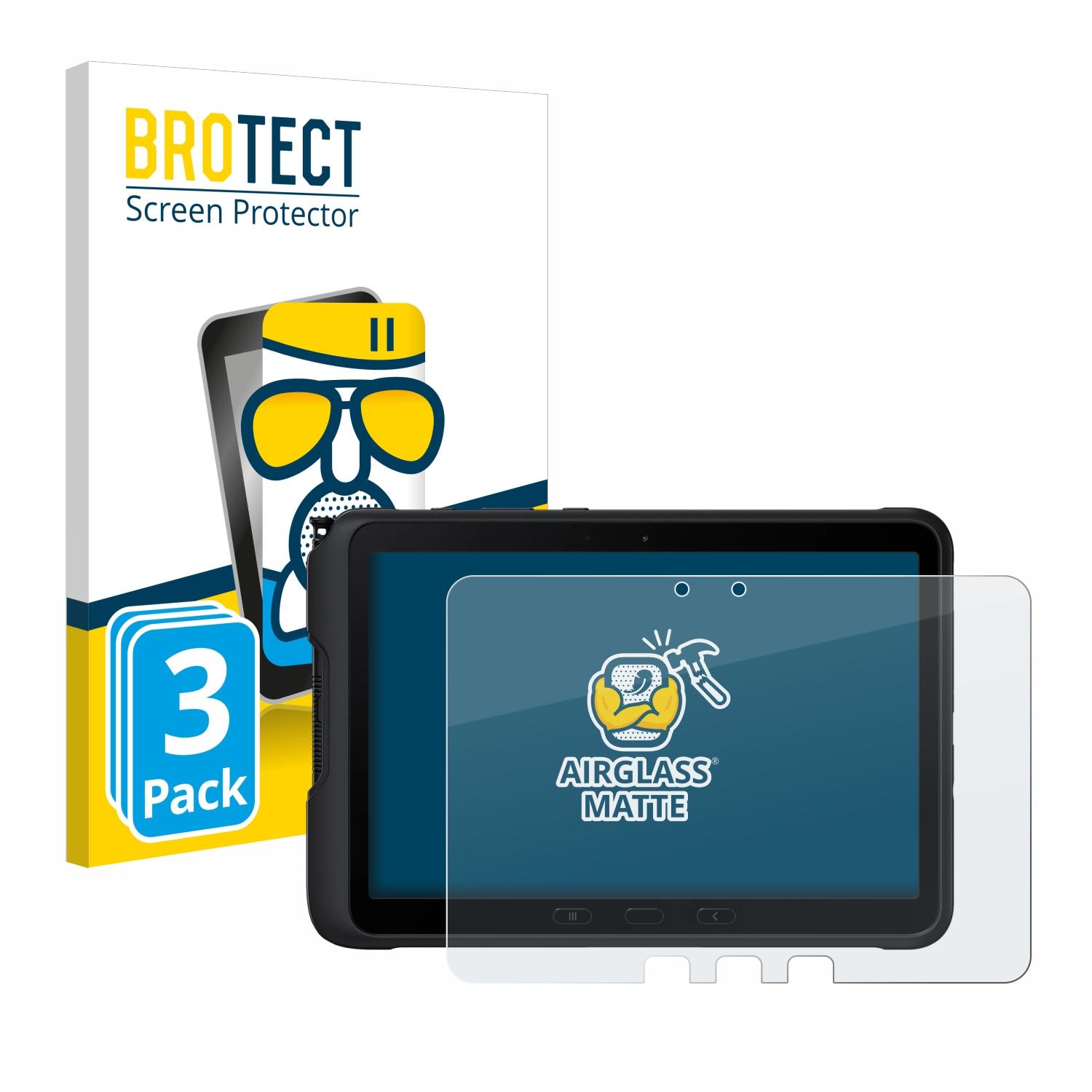BROTECT Active Tab Querformat)) (im 4 Samsung Schutzfolie(für matte 3x Galaxy Pro Airglass