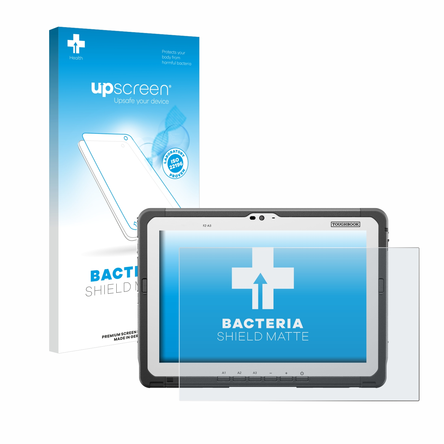 UPSCREEN antibakteriell entspiegelt matte Toughbook FZ-A3) Schutzfolie(für Panasonic