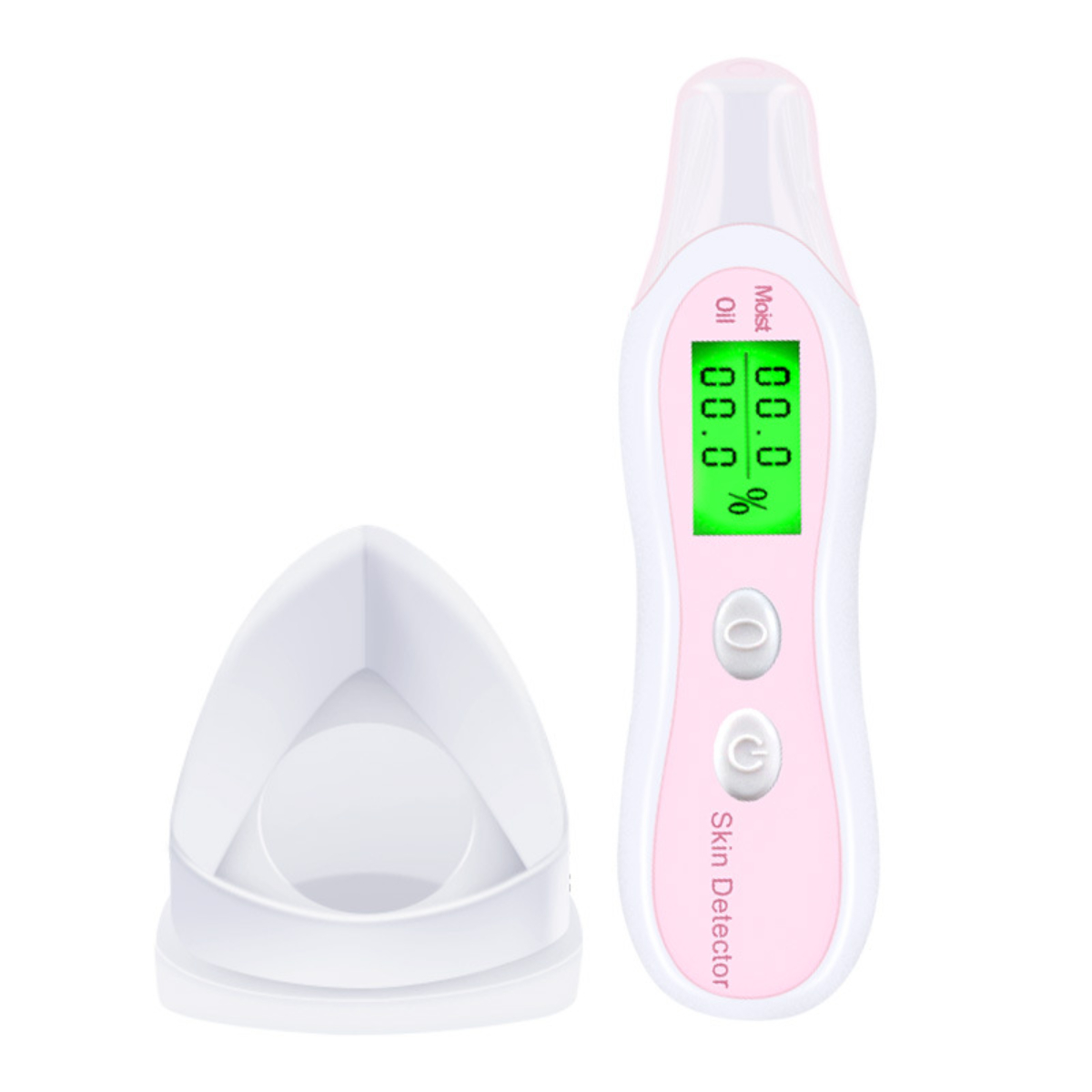 Hauttester Stift Home Hautfeuchtigkeit Beauty Öl Rosa Ventilator Meter SYNTEK Analysator