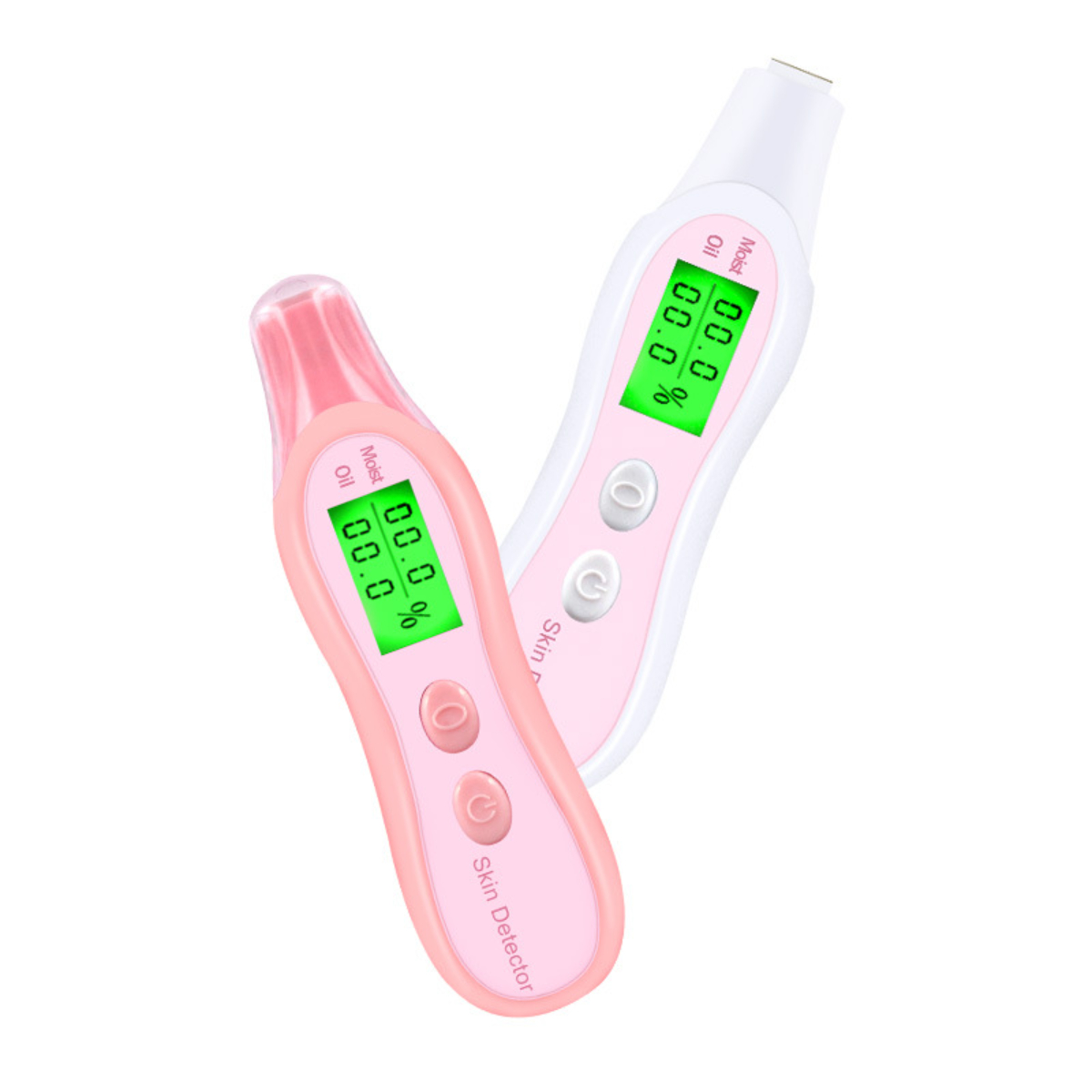 SYNTEK Hauttester Rosa Öl Stift Analysator Meter Ventilator Home Beauty Hautfeuchtigkeit