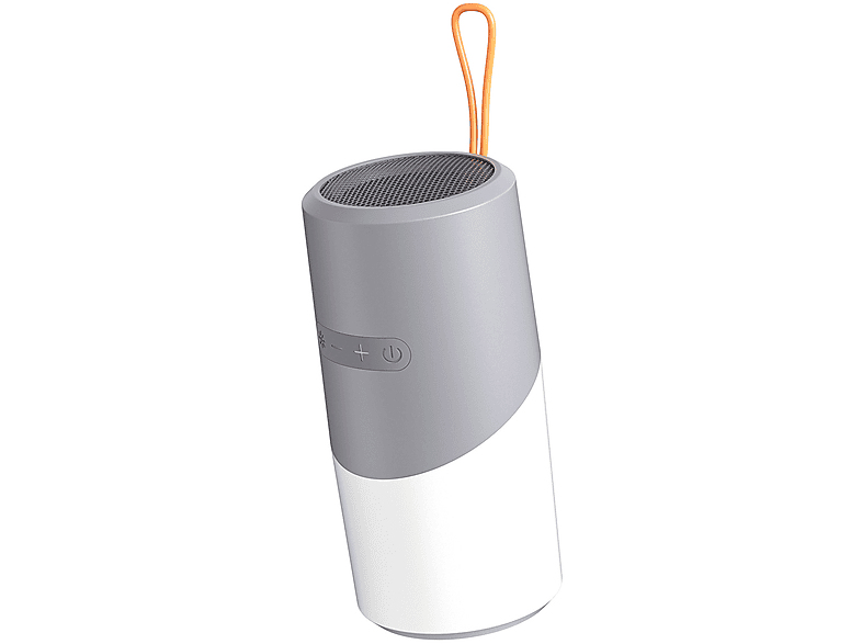 SYNTEK Lautsprecher Wireless bluetooth speaker light outdoor portable waterproof small audio ambient light Bluetooth-Lautsprecher, Weiß, Wasserfest