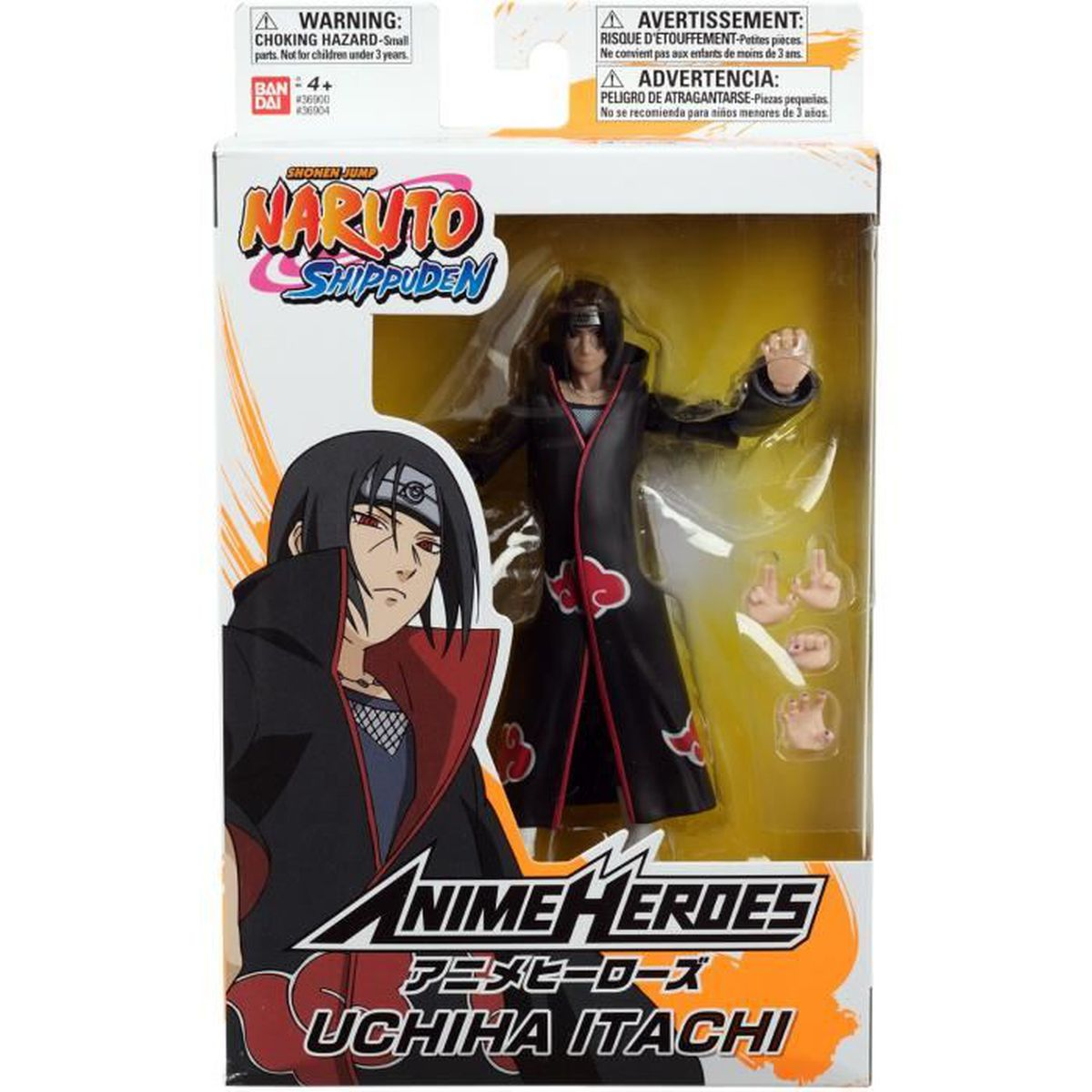 BANDAI Anime Heroes - Naruto Itachi Shippuden Actionfigur - Uchiwa