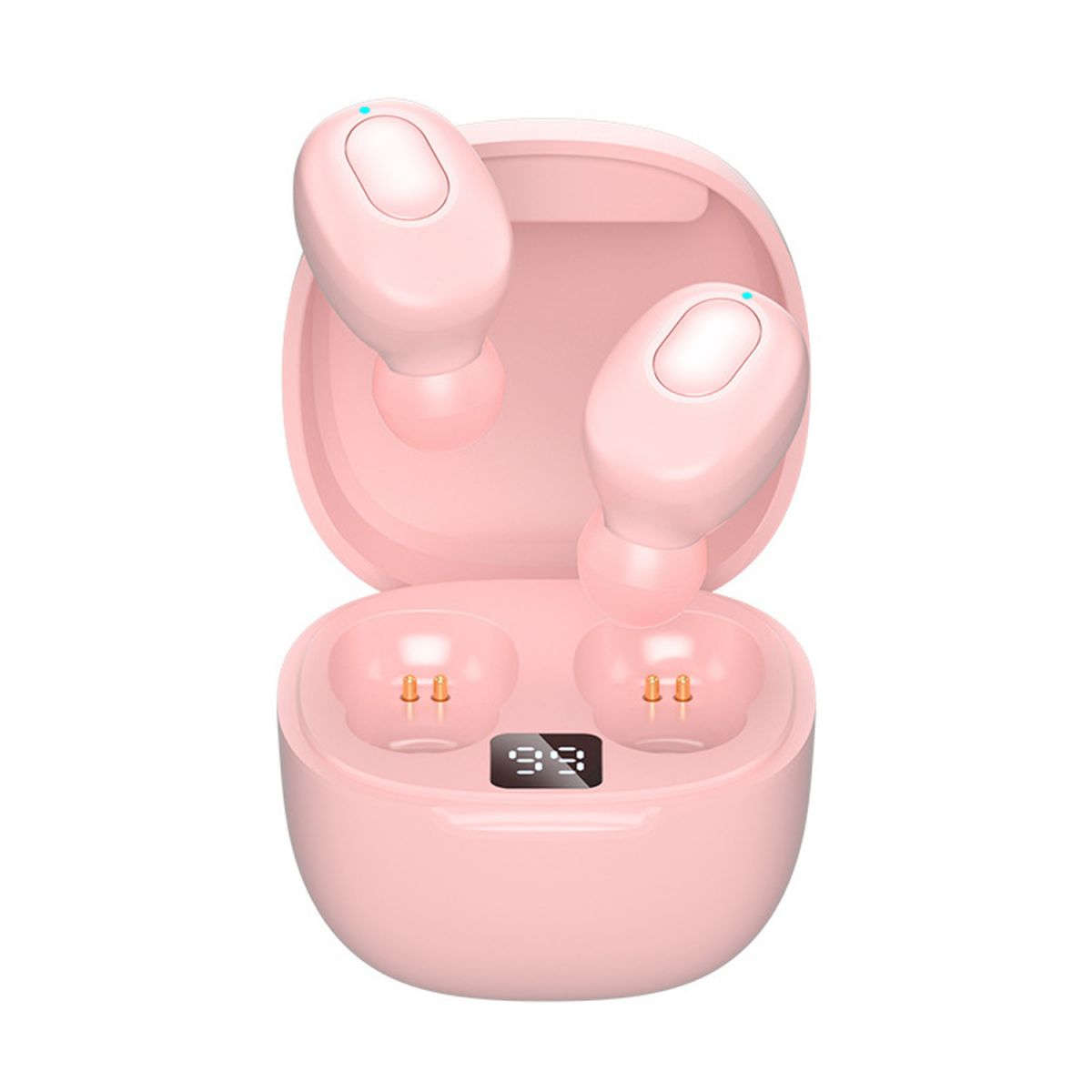 Kopfhörer IPX6, KINSI und Anrufe Musik, für In-ear Kopfhörer, Wasserdicht Steuerung Bluetooth Rosa Bluetooth