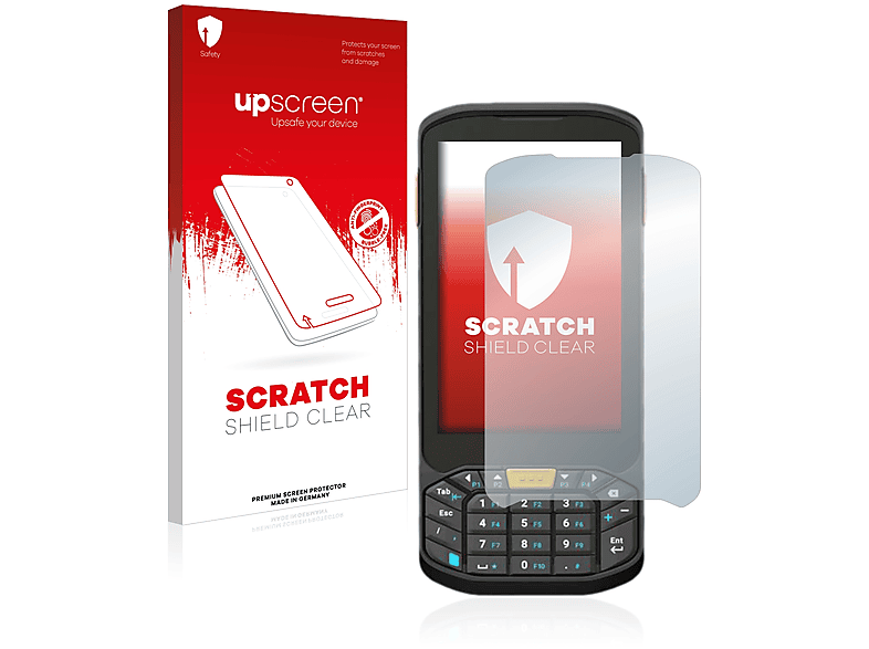 UPSCREEN Kratzschutz Non-Touch) Zebra TC20 klare Schutzfolie(für