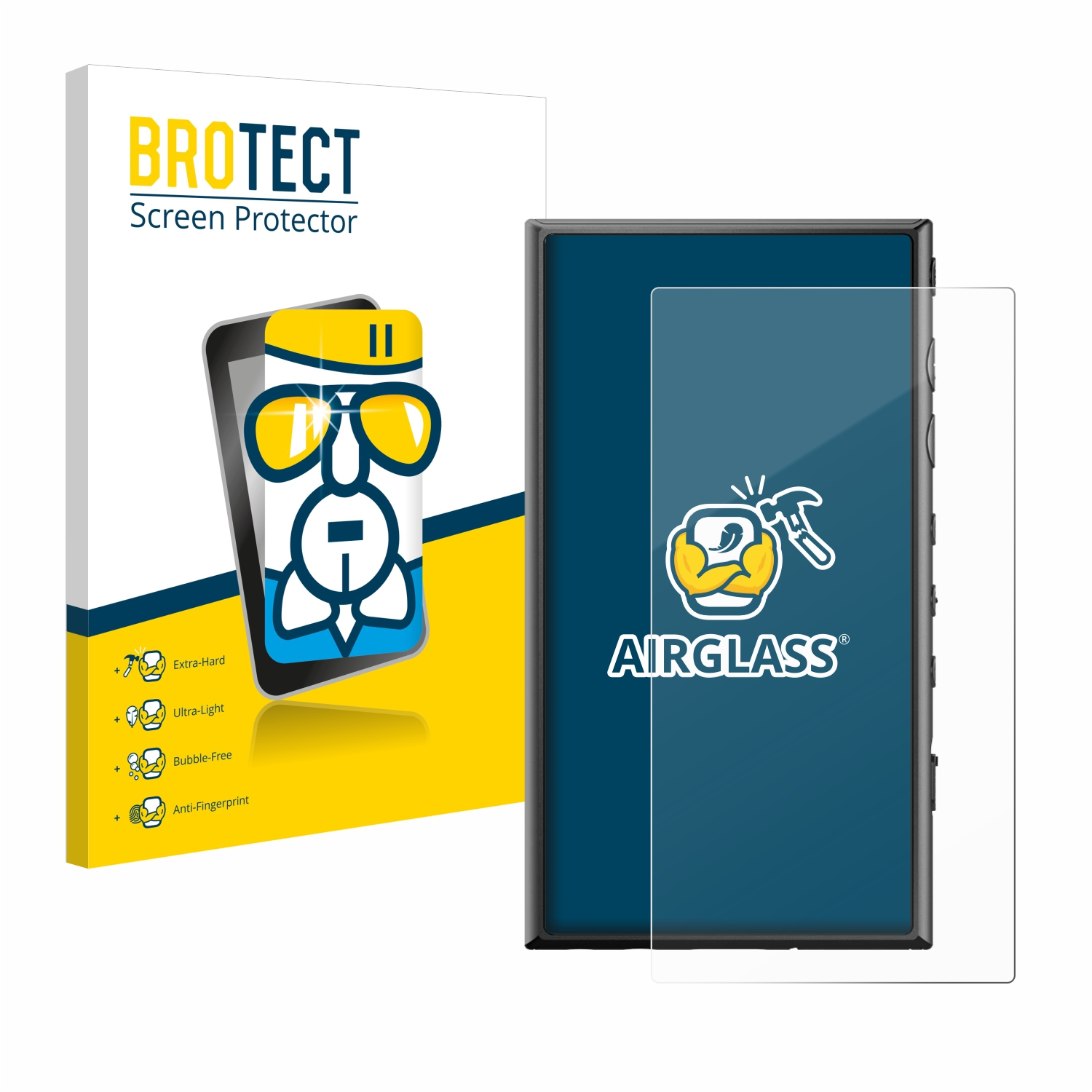 BROTECT Airglass klare Schutzfolie(für Sony NW-A306) Walkman