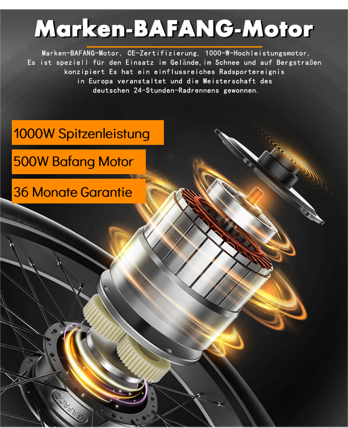 SAMSUNG Motor, MX06 17.5Ah SHENGMILO batterie BAFANG 840Wh, 1000W Zoll, Weiss) Citybike 48V (Laufradgröße: 26 Unisex-Rad,
