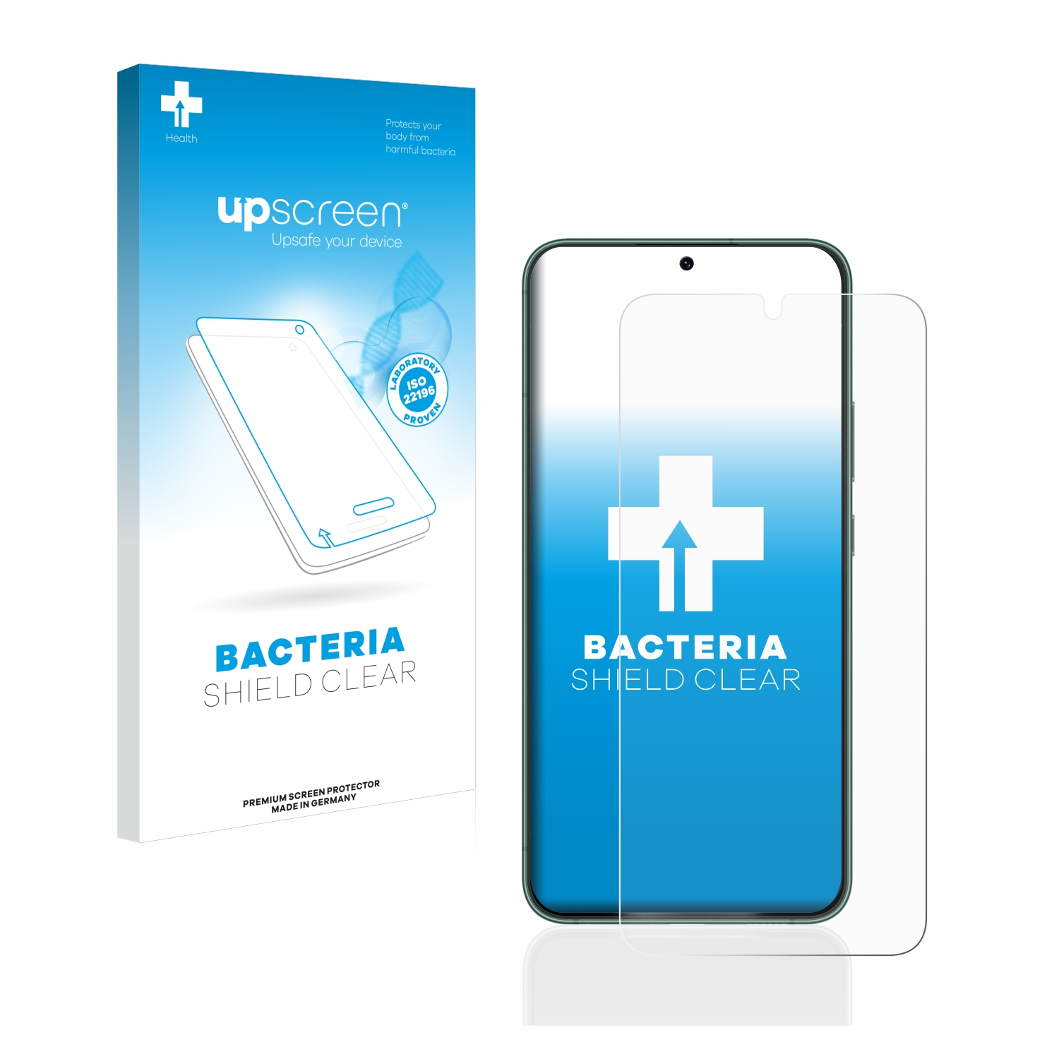 UPSCREEN S22 5G) antibakteriell Galaxy Samsung Schutzfolie(für klare Plus