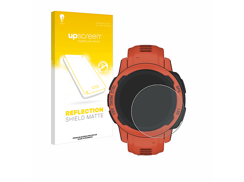 UPSCREEN entspiegelt matte Schutzfolie(für Garmin Instinct 2S) | Smartwatch Schutzfolien & Gläser