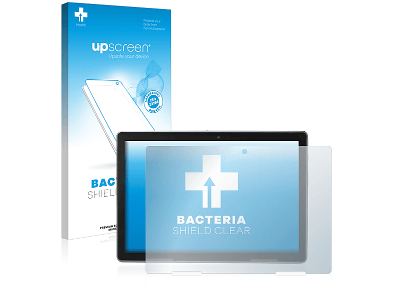 UPSCREEN antibakteriell klare Schutzfolie(für MEDION P10912) Lifetab