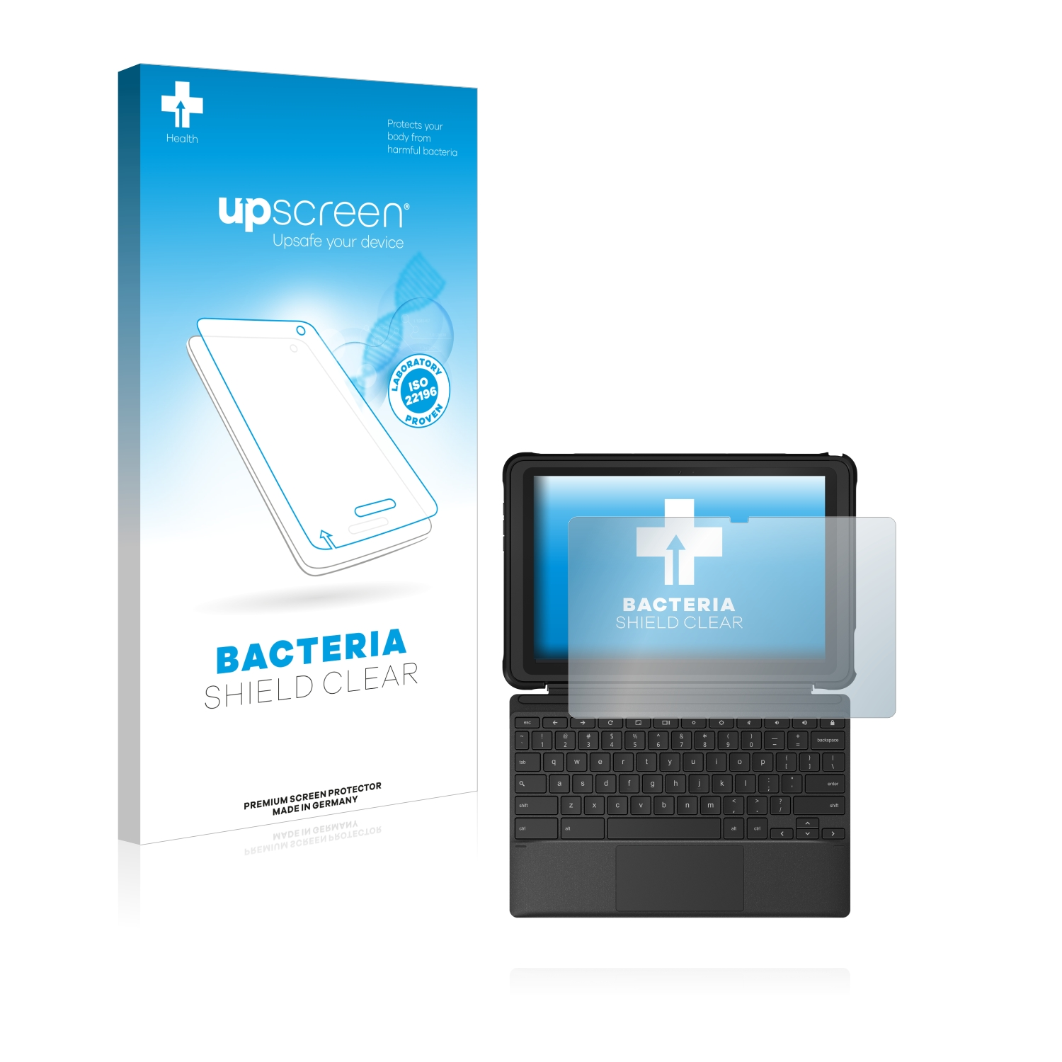antibakteriell Schutzfolie(für CZ1) Detachable ASUS Chromebook klare UPSCREEN
