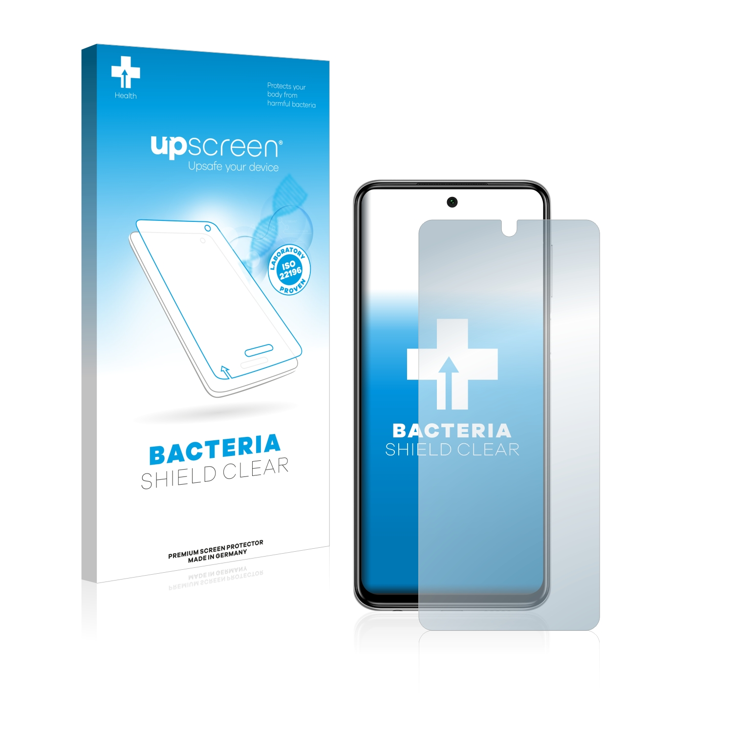 UPSCREEN antibakteriell Lite) klare Schutzfolie(für Xiaomi Note Redmi 10