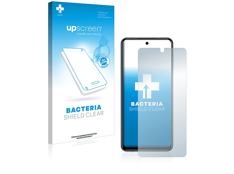 UPSCREEN antibakteriell Lite) klare Schutzfolie(für Xiaomi Note Redmi 10