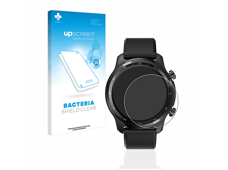 UPSCREEN antibakteriell klare Mobvoi 3 GPS) Ticwatch Schutzfolie(für Ultra Pro