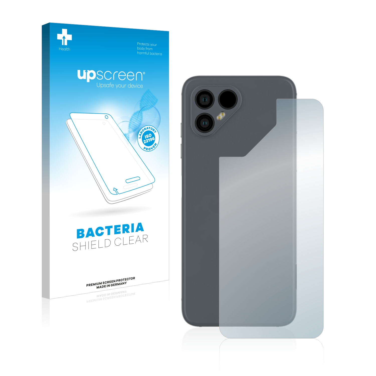 klare 4) Schutzfolie(für UPSCREEN antibakteriell Fairphone