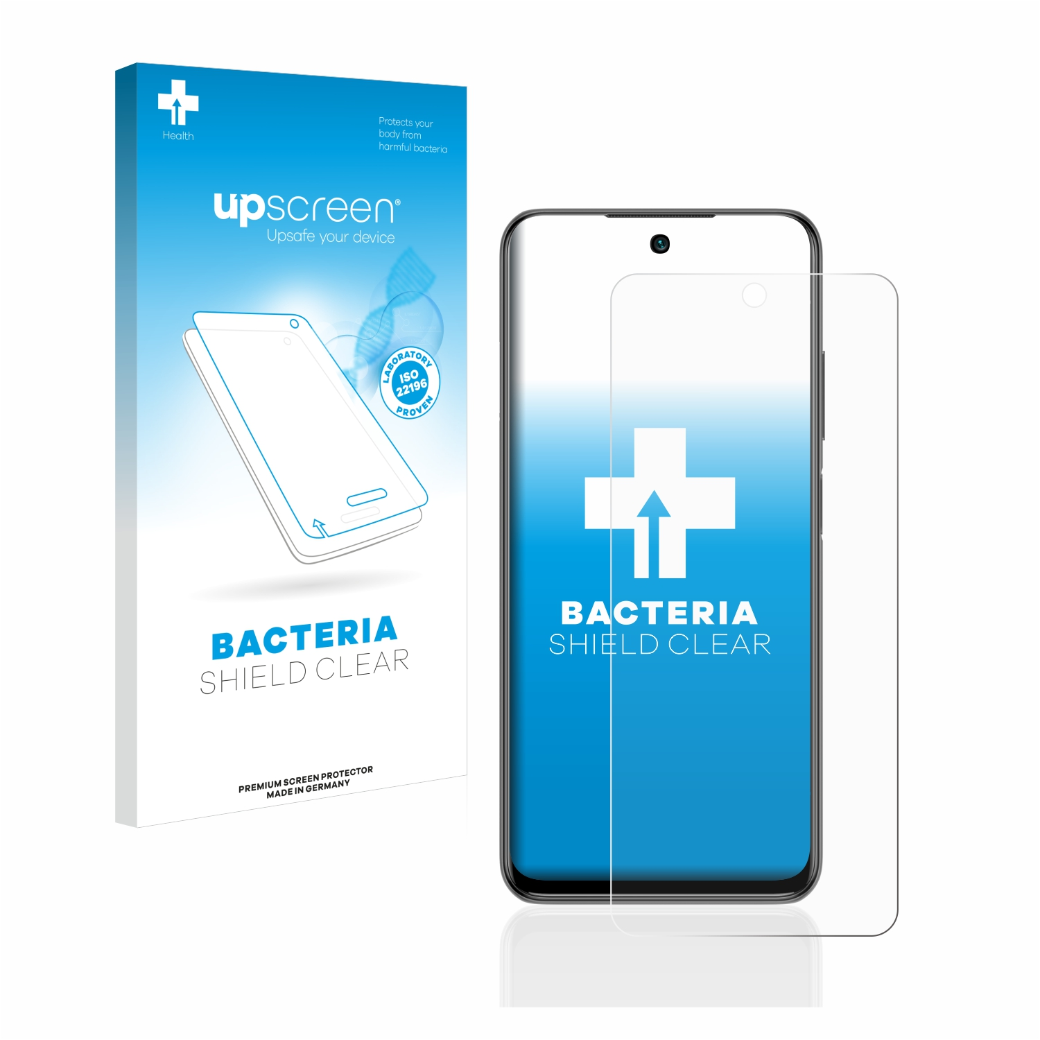 UPSCREEN antibakteriell klare Schutzfolie(für 5G) 10 Xiaomi Redmi Note