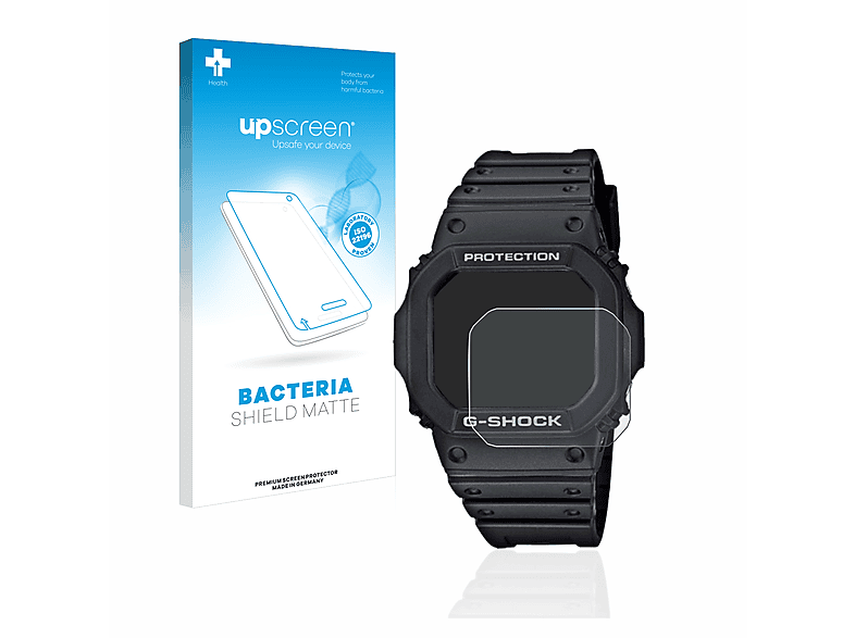 UPSCREEN antibakteriell Schutzfolie(für G-Shock GW-M5610-1ER) Casio matte entspiegelt