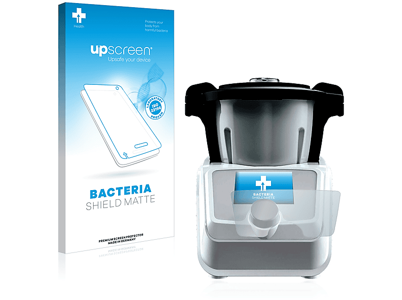 UPSCREEN antibakteriell entspiegelt matte Schutzfolie(für SilverCrest Mini Monsieur Cuisine Connect)