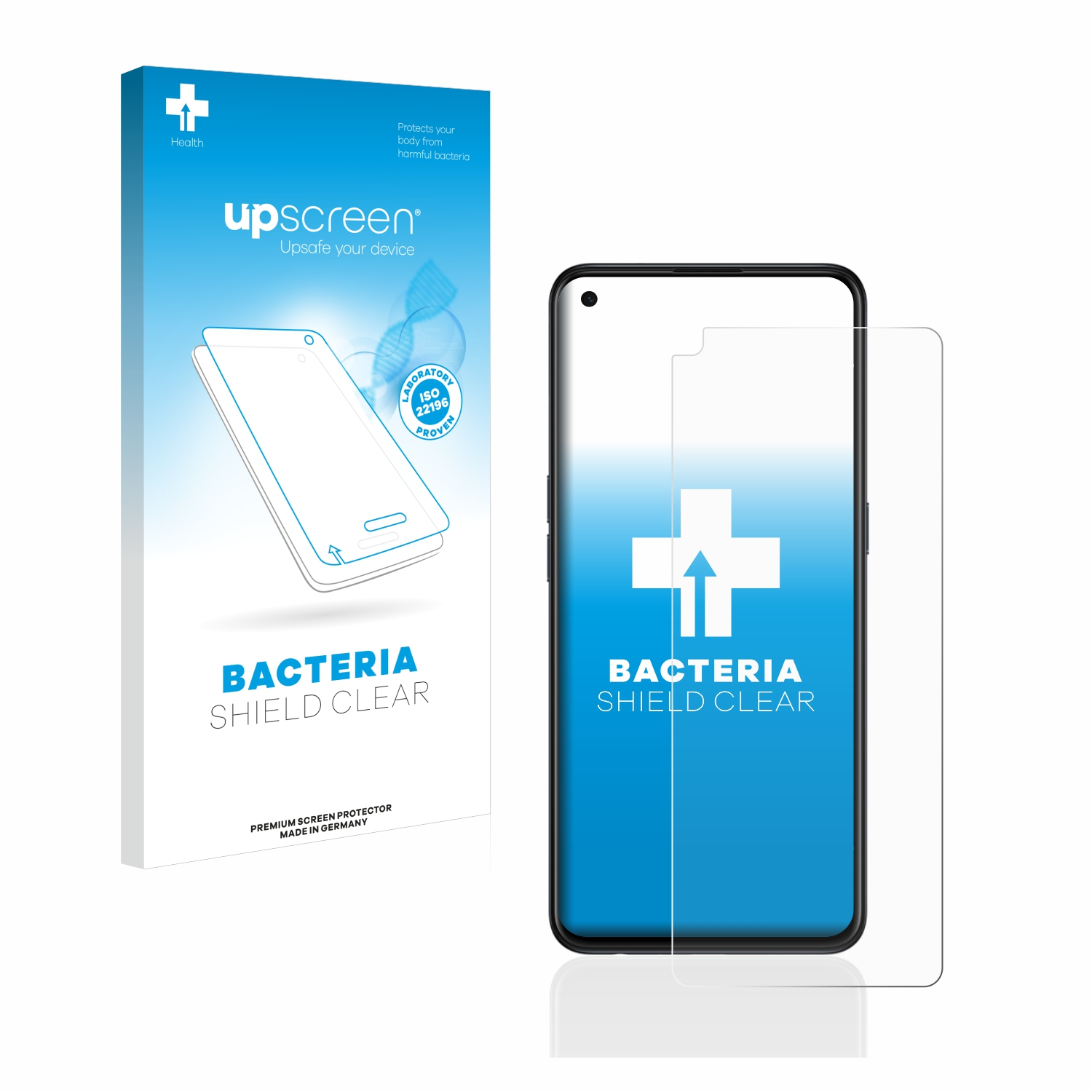 UPSCREEN antibakteriell klare Schutzfolie(für Oppo X3 Lite) Find