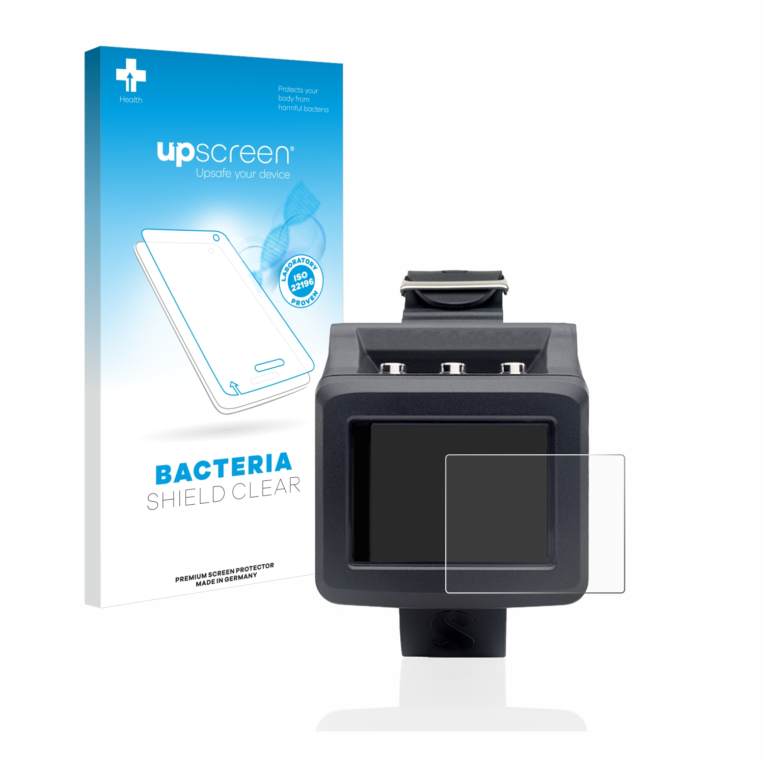 UPSCREEN antibakteriell klare Schutzfolie(für Uwatec Galileo G2)