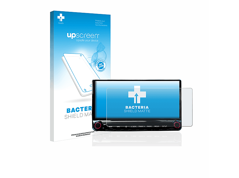 UPSCREEN antibakteriell entspiegelt matte Schutzfolie(für Kia XCeed 2019 Infotainment System 10.25\