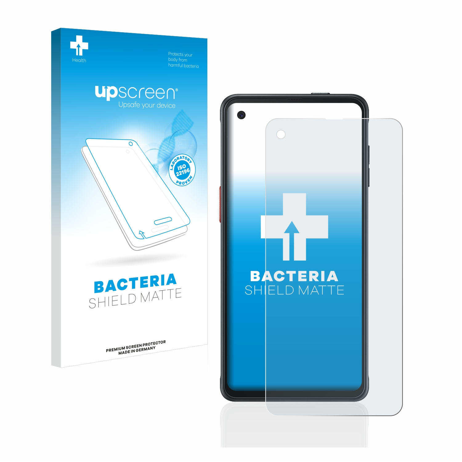 UPSCREEN antibakteriell Pro) matte entspiegelt XCover Schutzfolie(für Galaxy Samsung