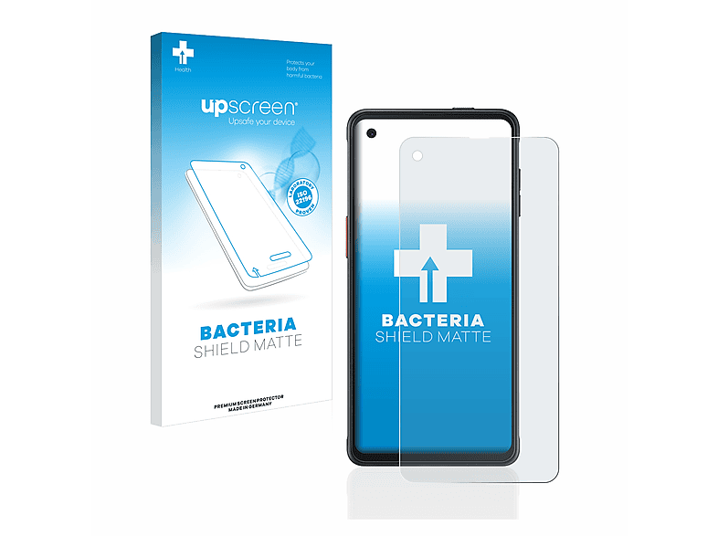 UPSCREEN antibakteriell Pro) matte entspiegelt XCover Schutzfolie(für Galaxy Samsung