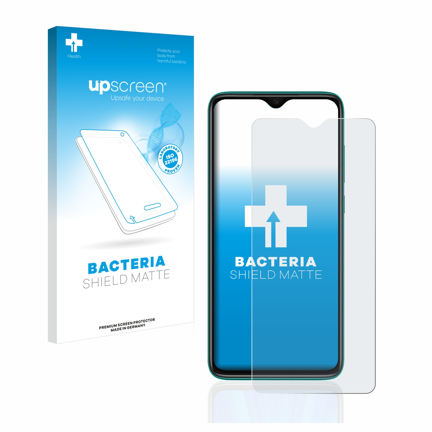 UPSCREEN Redmi antibakteriell entspiegelt Note matte 8 Pro) Schutzfolie(für Xiaomi