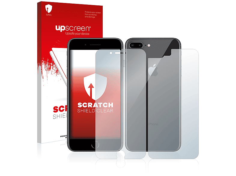 UPSCREEN Kratzschutz klare Schutzfolie(für Apple iPhone 8 Plus)