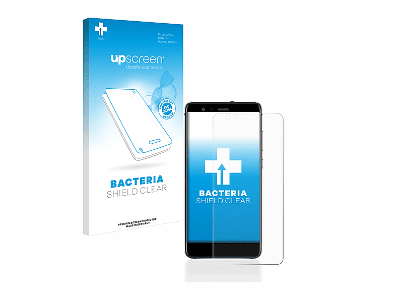 Lite) Schutzfolie(für Huawei UPSCREEN P10 klare antibakteriell