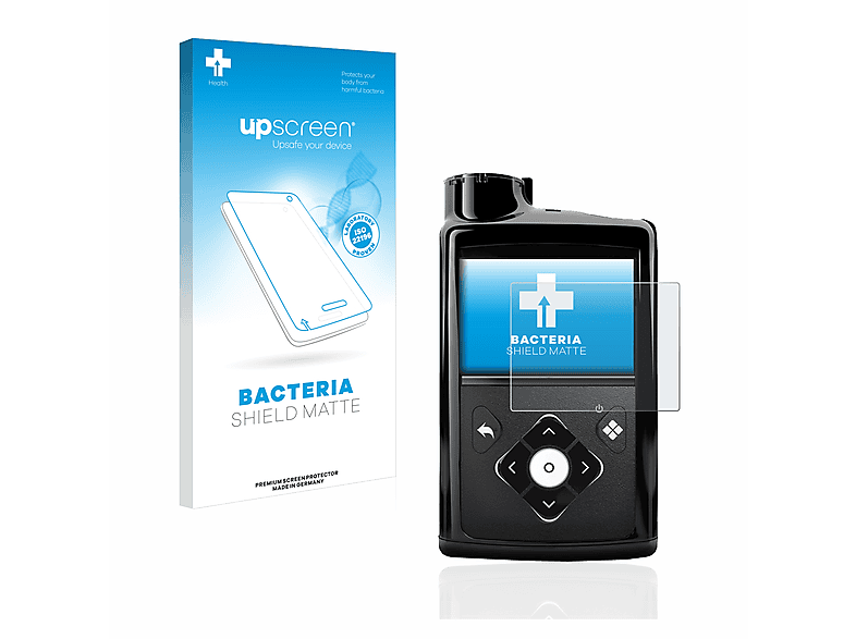 UPSCREEN antibakteriell entspiegelt matte Schutzfolie(für Minimed Medtronic 770G)