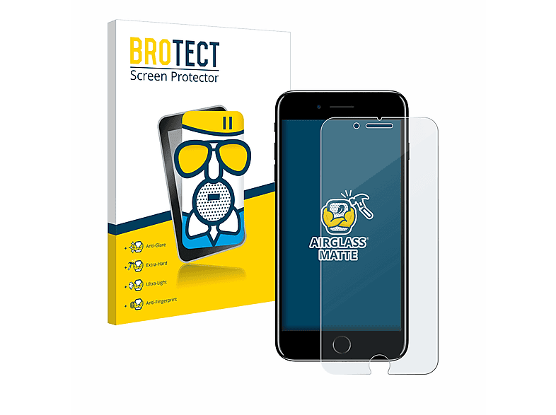 BROTECT Airglass Plus) matte 7 Schutzfolie(für iPhone Apple