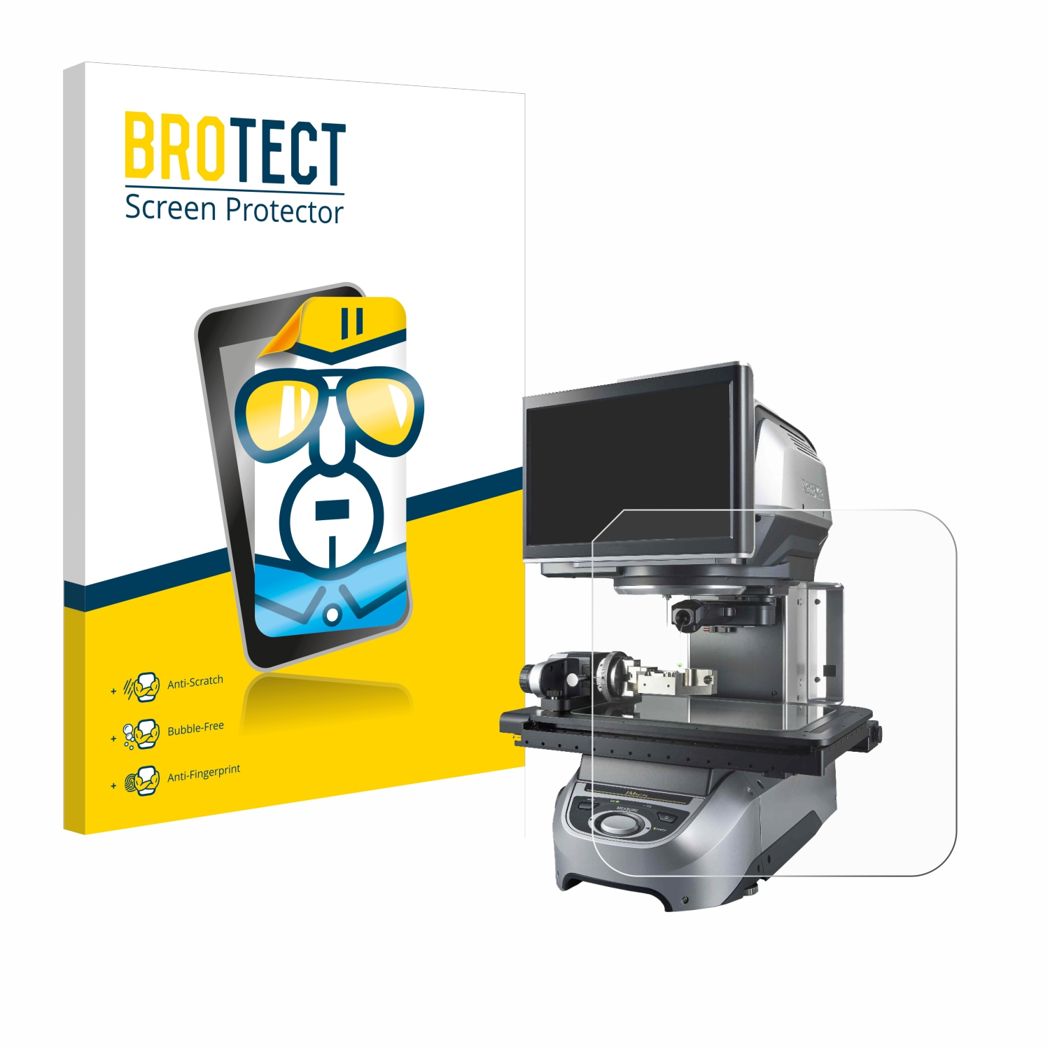BROTECT klare Schutzfolie(für Keyence Glasplatte) IM-8020