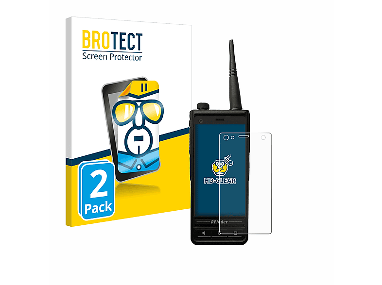 BROTECT / LTE) Rfinder Schutzfolie(für B1 DMR 2x klare 4G