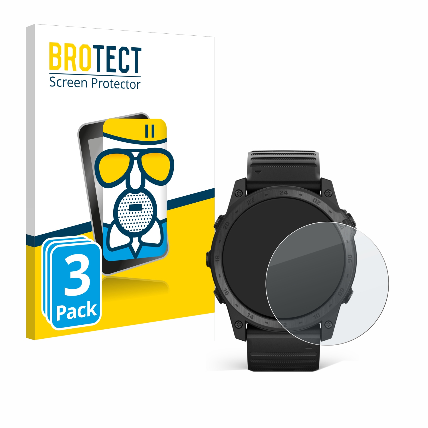 BROTECT 3x Tactix Airglass Garmin 7) Schutzfolie(für matte