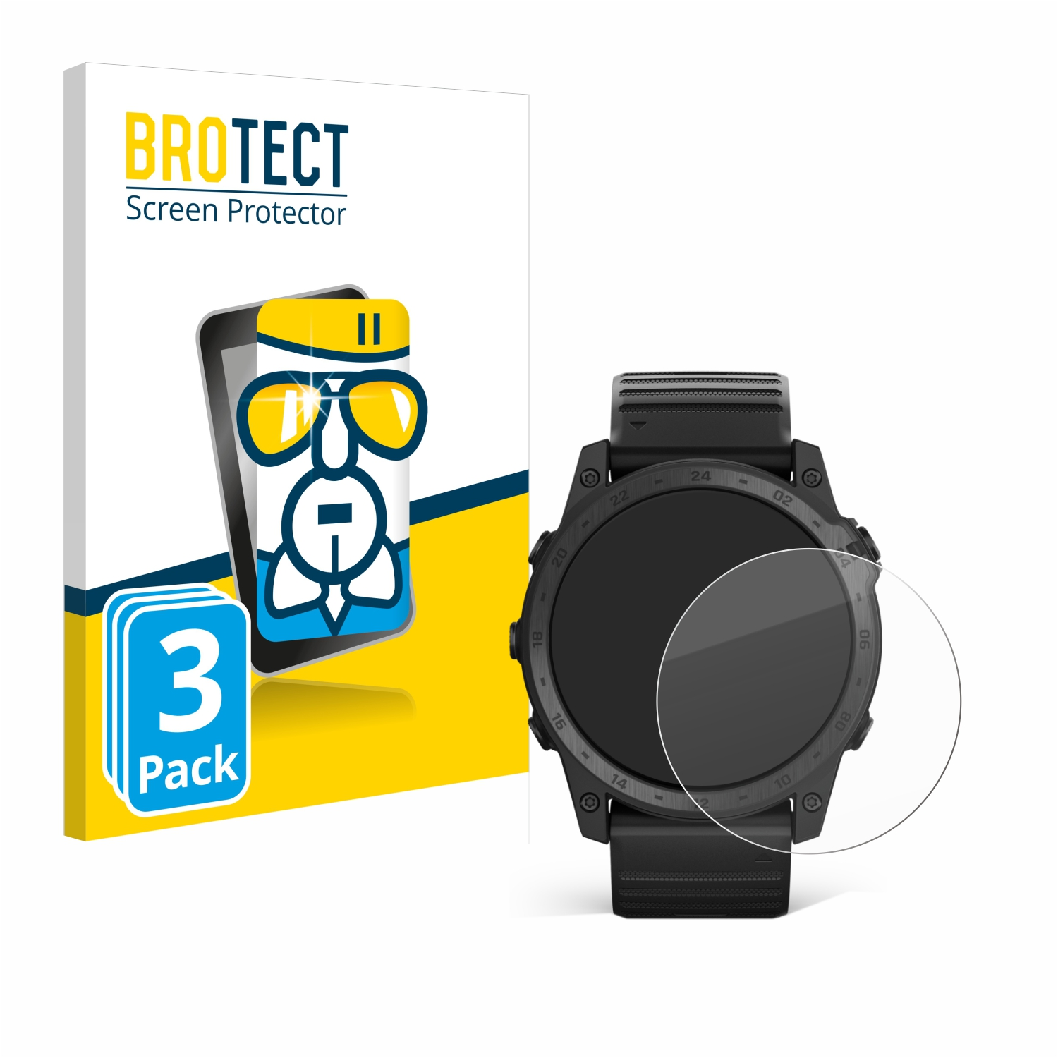 Garmin klare 7) Tactix BROTECT Airglass 3x Schutzfolie(für