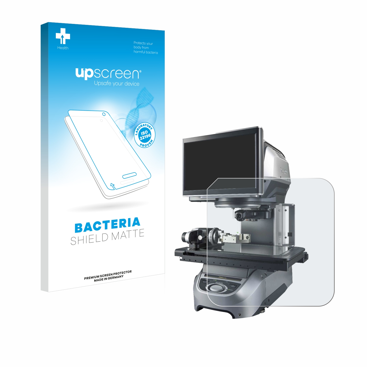 matte IM-8020 Glasplatte) antibakteriell Keyence Schutzfolie(für UPSCREEN entspiegelt
