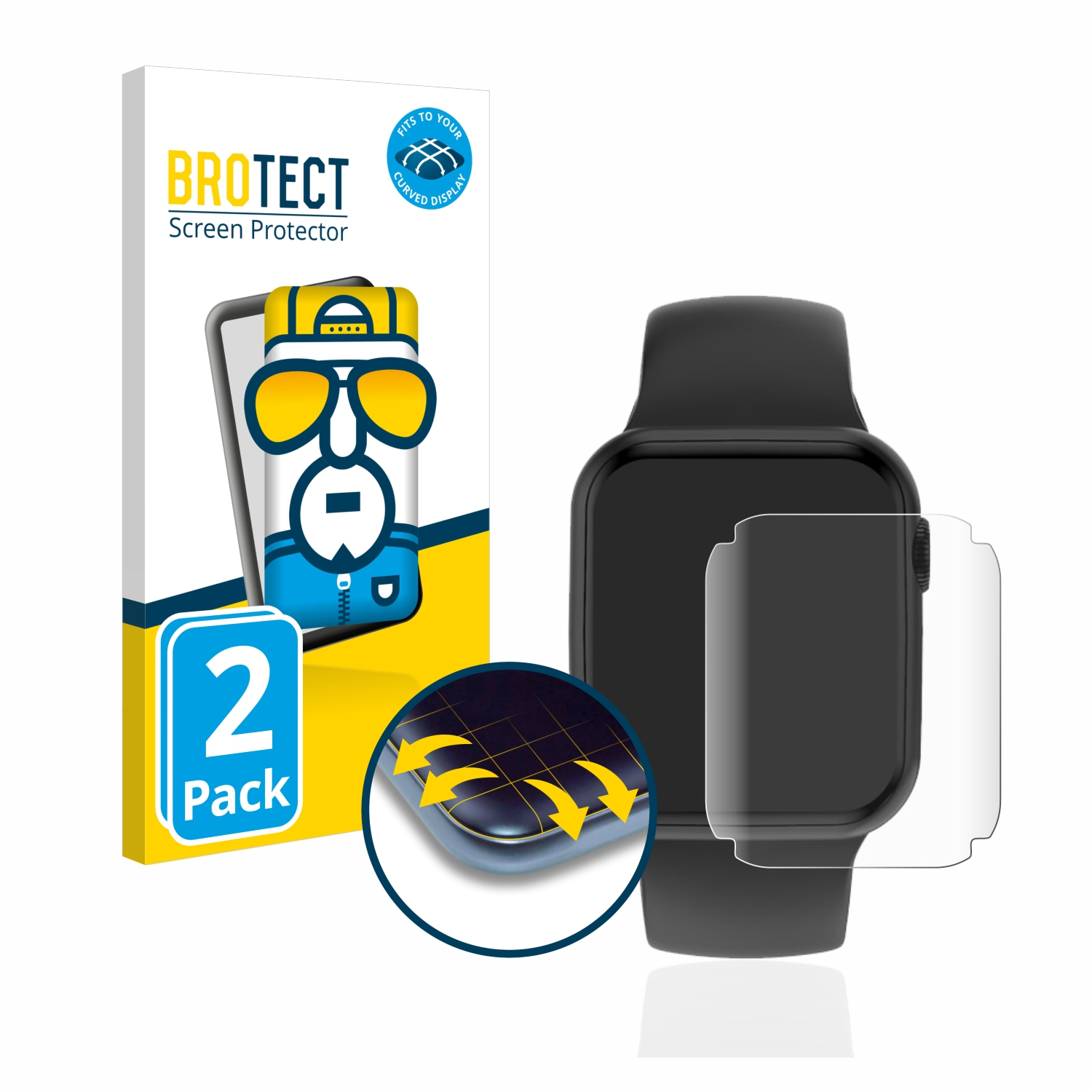 Pro #Focus BROTECT Flex Vieta Curved 3D Schutzfolie(für Black) Full-Cover 2x