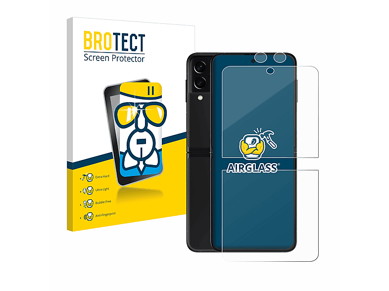 BROTECT Airglass klare Schutzfolie(für Samsung 5G) Flip Z 3 Galaxy